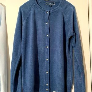 Blue sweater, acrylic